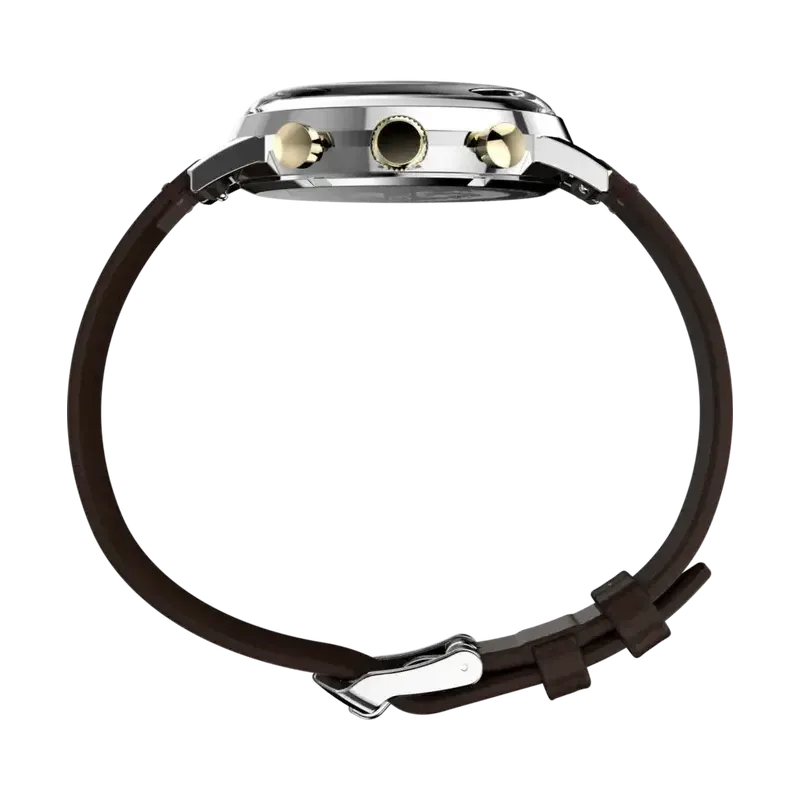 Timex Marlin® Chronograph Tachymeter 40mm Leather Strap Watch