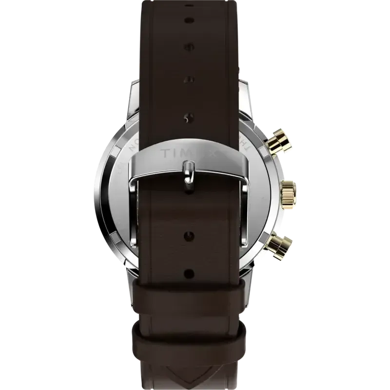 Timex Marlin® Chronograph Tachymeter 40mm Leather Strap Watch