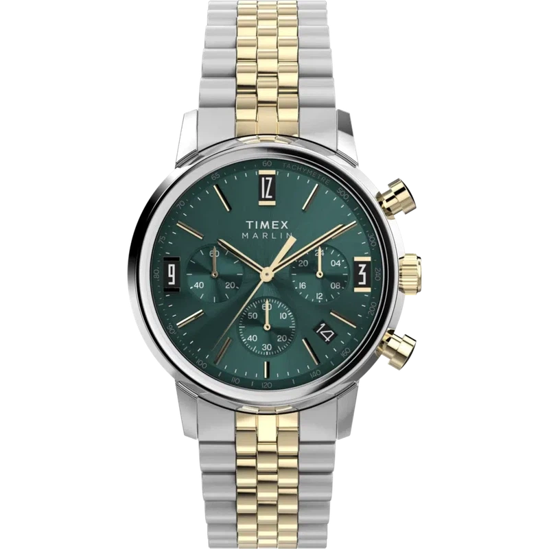 Timex Marlin Chronograph Tachymeter 40mm Stainless Steel Bracelet Watch