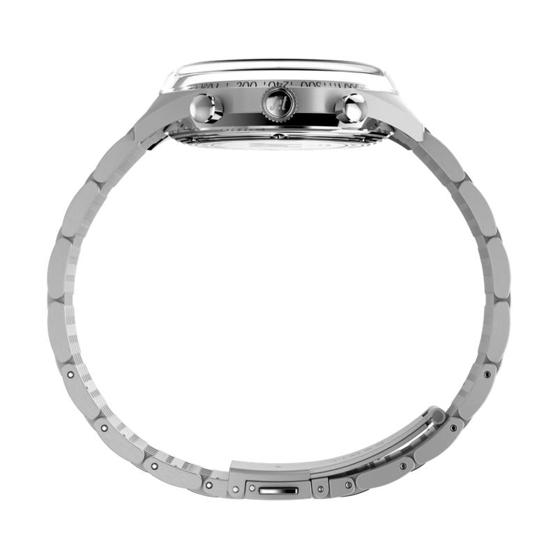 Timex Marlin Jet Quartz Chronograph Stainless Steel Watch