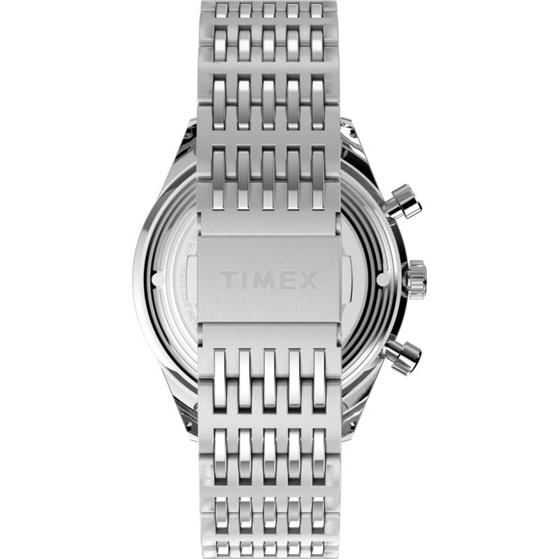 Timex Marlin Jet Quartz Chronograph Stainless Steel Watch
