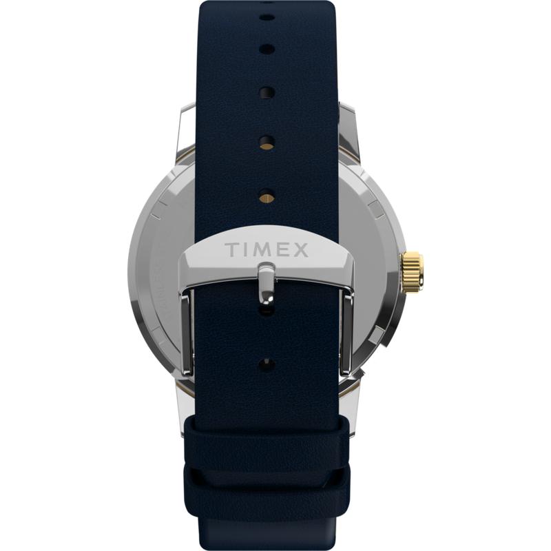 Timex Marlin Quartz GMT Leather Strap Men's Watch