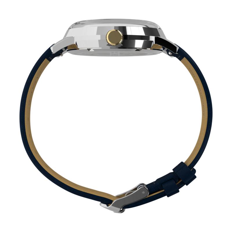 Timex Marlin Quartz GMT Leather Strap Men's Watch