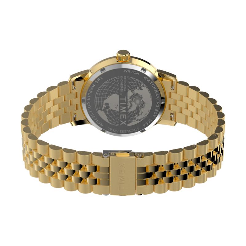 Timex Marlin Quartz GMT Stainless Steel Dual-Time Watch