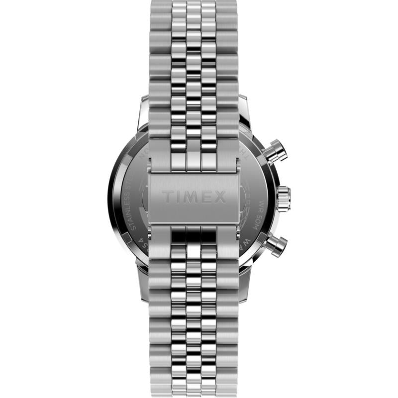 Timex Marlin Stainless Steel Chronograph Tachymeter Watch