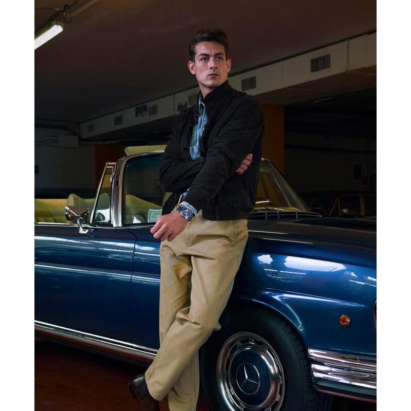 Timex Q Chronograph Leather Strap Men's Watch