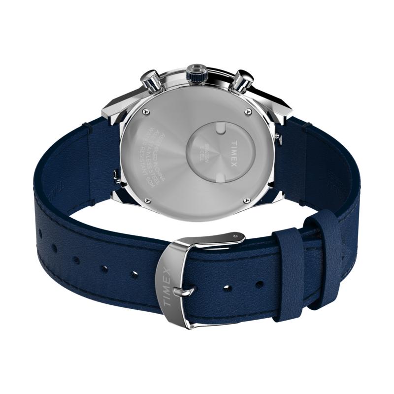 Timex Q Chronograph Leather Strap Men's Watch