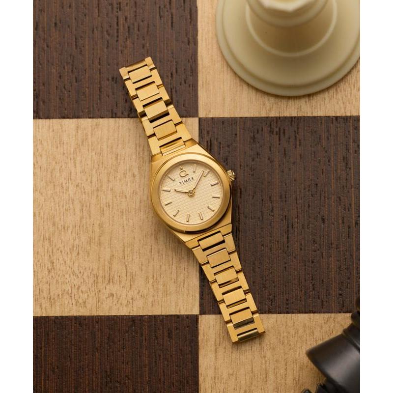 Timex Q Continental Mini Stainless Steel Bracelet Watch