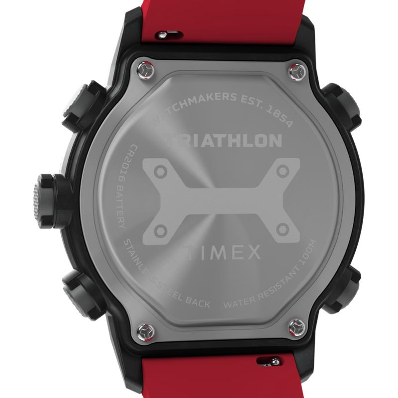 Timex TimTriathlon 200 Lap Silicone Strap Watch