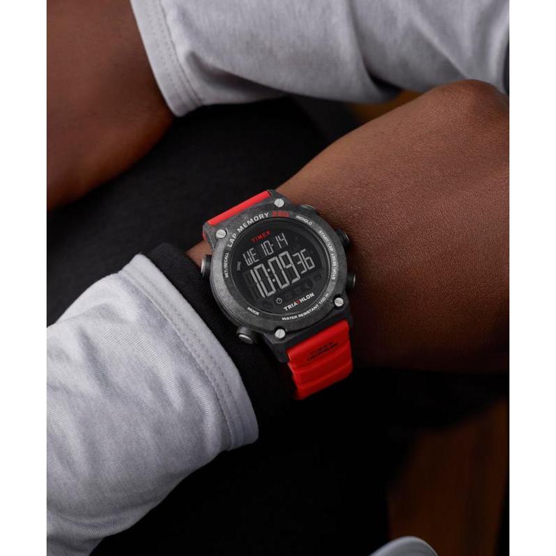 Timex TimTriathlon 200 Lap Silicone Strap Watch
