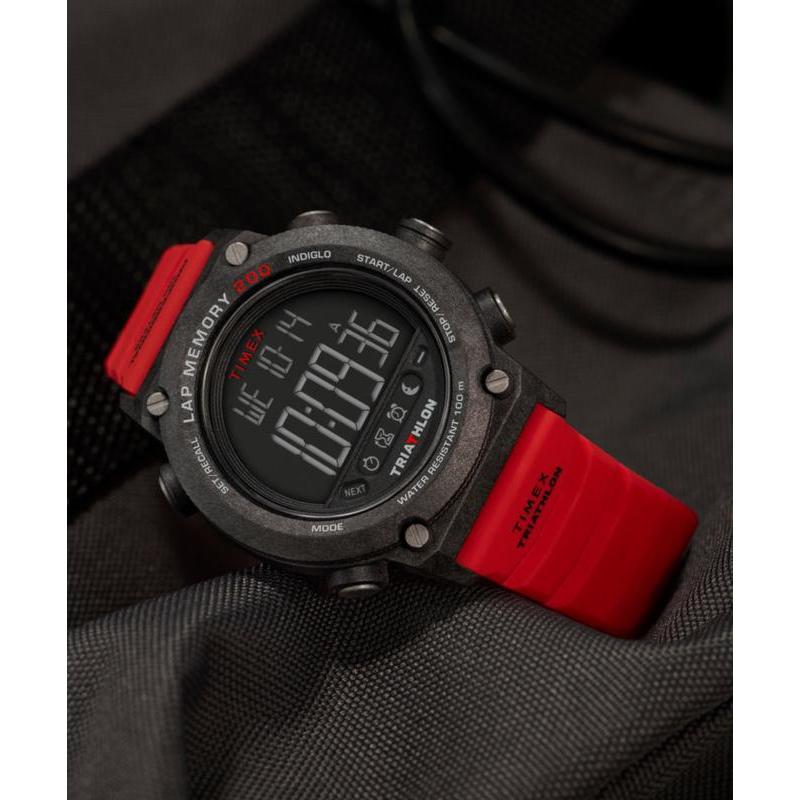Timex TimTriathlon 200 Lap Silicone Strap Watch