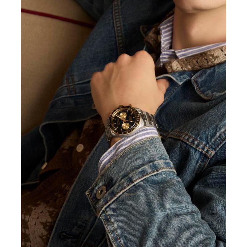 Timex Waterbury Heritage Chronograph Stainless Steel Bracelet Watch