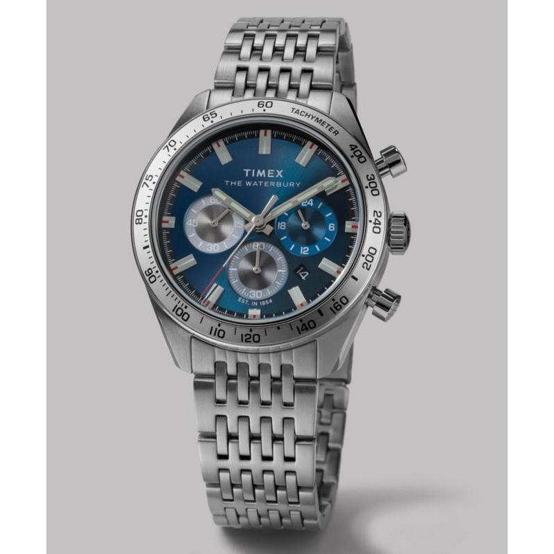 Timex Waterbury Traditional Chronograph Stainless Steel Watch