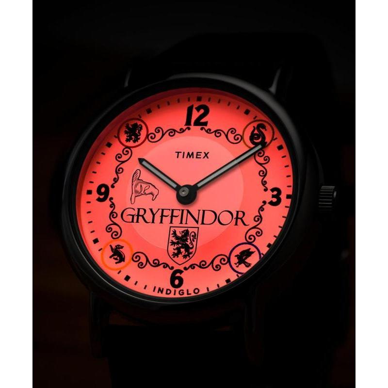 Timex Weekender Harry Potter Gryffindor Leather Strap Watch