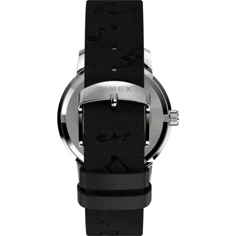 Timex x Peanuts Marlin® Automatic Saxophonist 40mm Leather Strap Watch