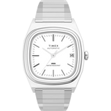 Timex® Automatic 1983 E-Line Re-issue 34mm Stainless Steel Expansion Band Watch