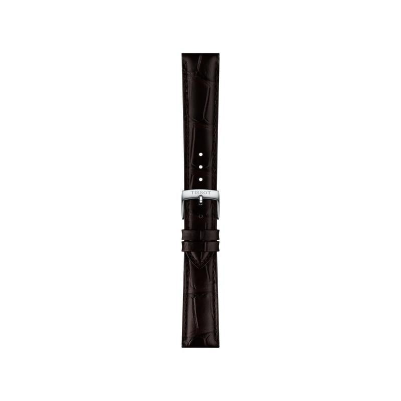 Tissot 18mm Brown Leather Watch Strap