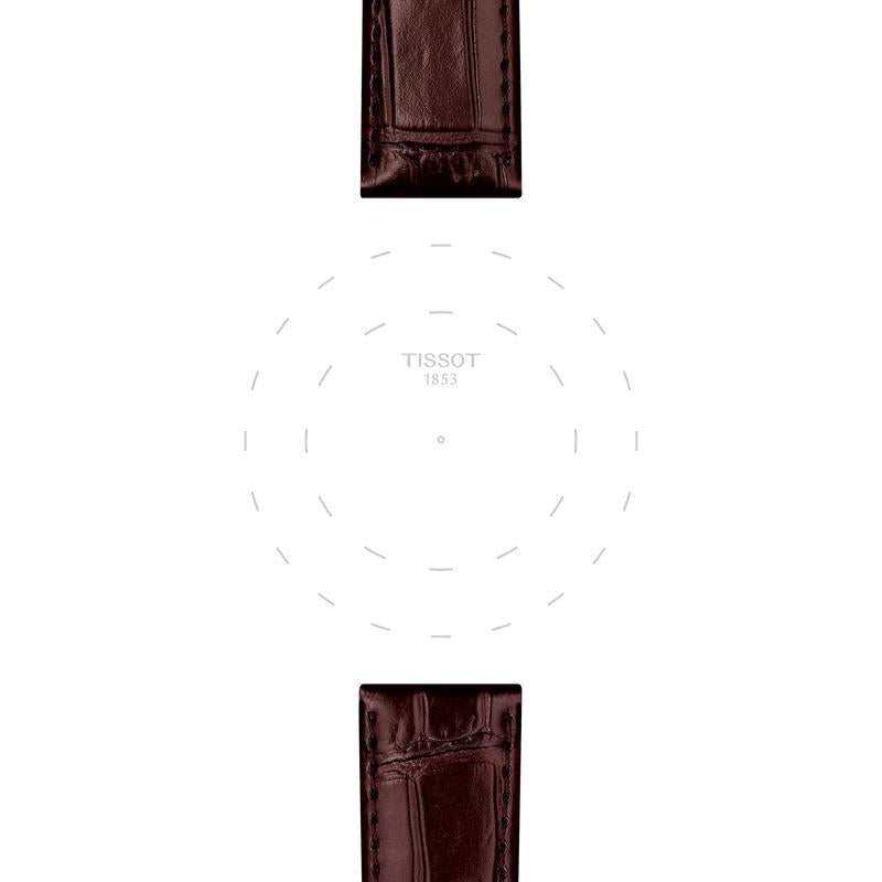 Tissot 20mm Brown Leather Watch Strap
