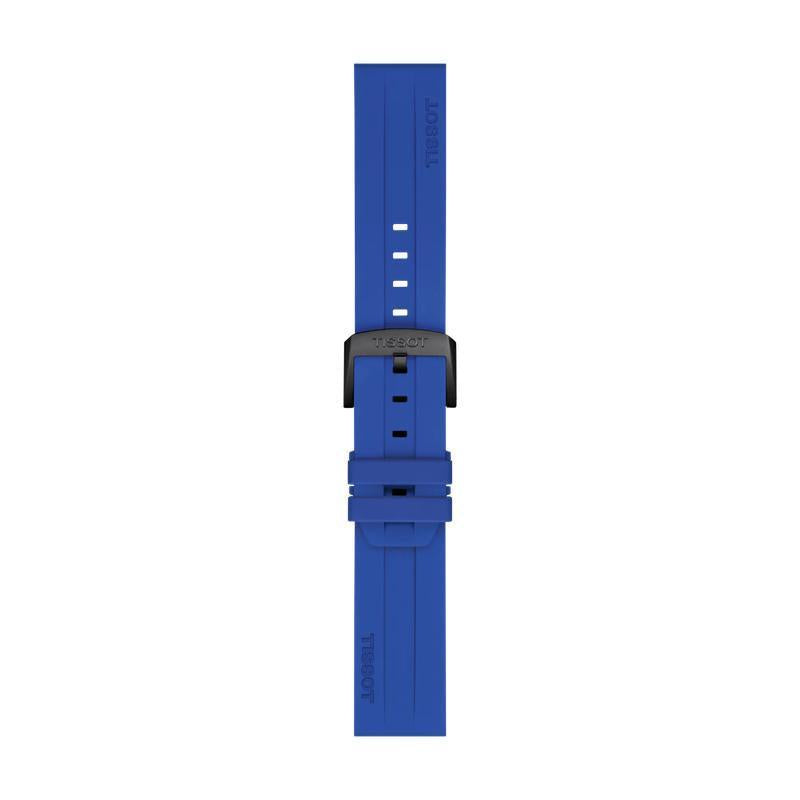 Tissot 22mm Blue Silicone Watch Strap