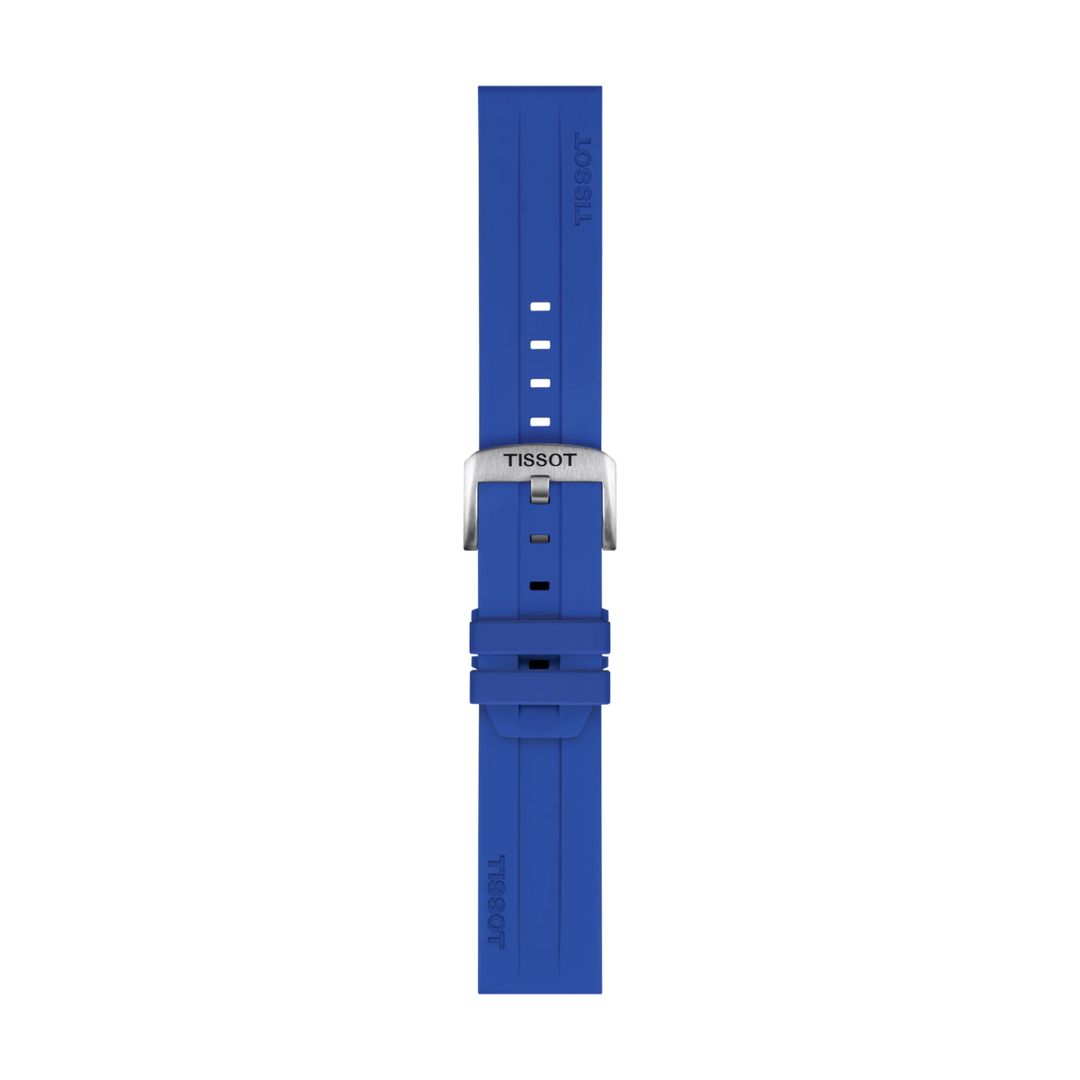 Tissot 22mm Blue Silicone Watch Strap