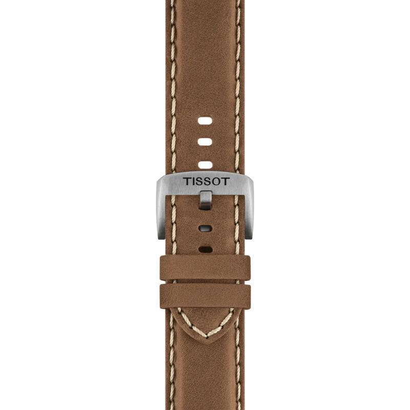 Tissot Chrono Black Dial Tan Leather Watch T116.417.16.052.01