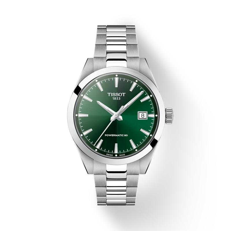 Tissot Gentleman Automatic Green Dial Watch T165.807.11.091.00