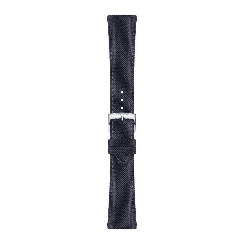 Tissot Official Anthracite Fabric Strap Lugs 21mm