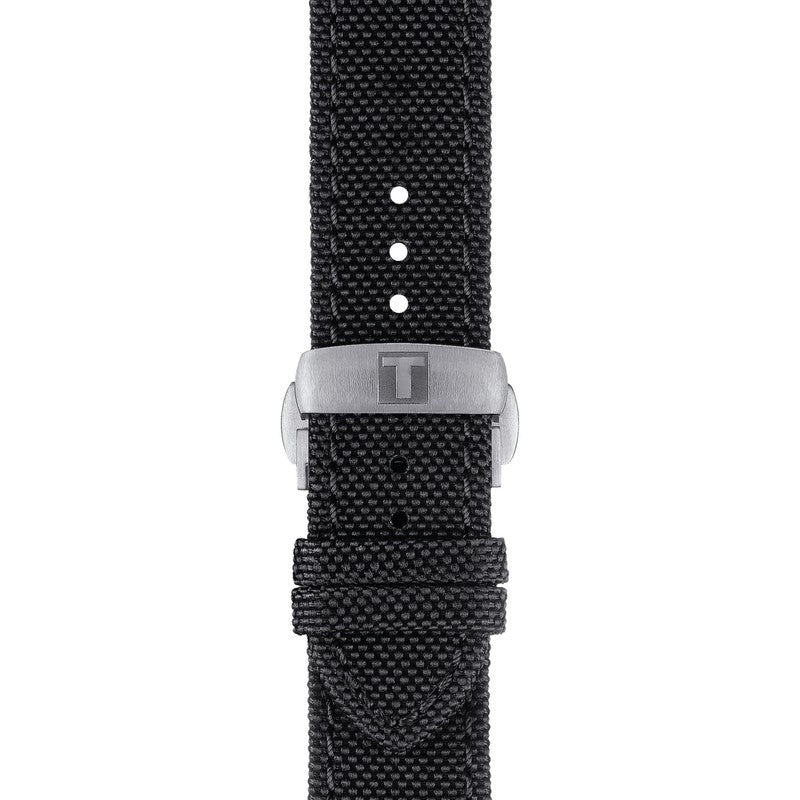 Tissot Official Black Fabric Strap Lugs 21mm