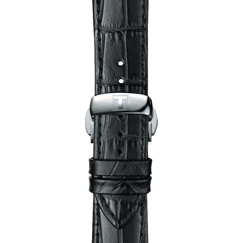 Tissot Official Black Leather Strap Lugs 21mm