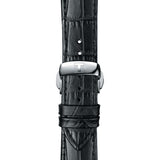 Tissot Official Black Leather Strap Lugs 21mm