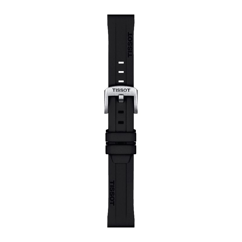 Tissot Official Black Silicone Strap Lugs 18mm