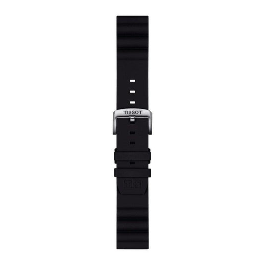 Tissot Official Black Silicone Strap Lugs 22mm