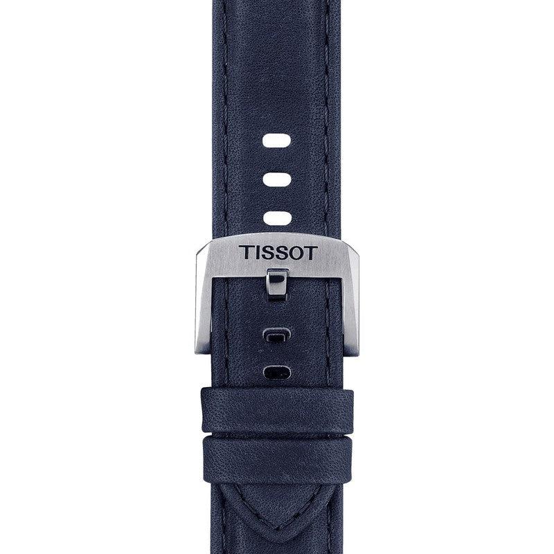 Tissot Official Blue Leather Strap Lugs 20mm