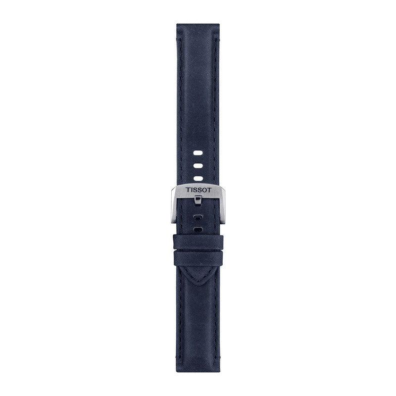 Tissot Official Blue Leather Strap Lugs 20mm