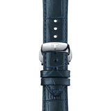 Tissot Official Blue Leather Strap Lugs 21mm