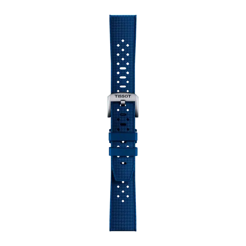 Tissot Official Blue Rubber Strap 20mm