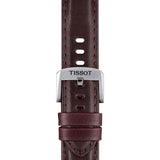 Tissot Official Brown Leather Strap Lugs 20mm