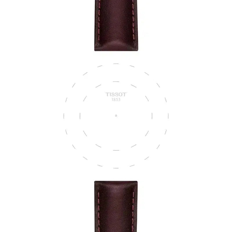 Tissot Official Brown Leather Strap Lugs 20mm