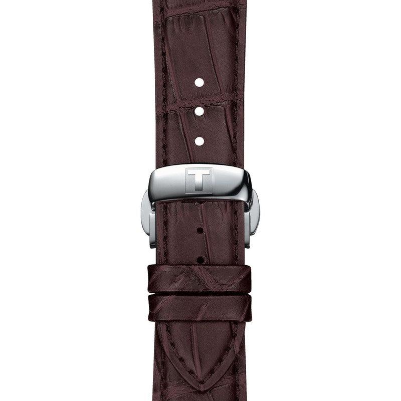 Tissot Official Brown Leather Strap Lugs 21mm