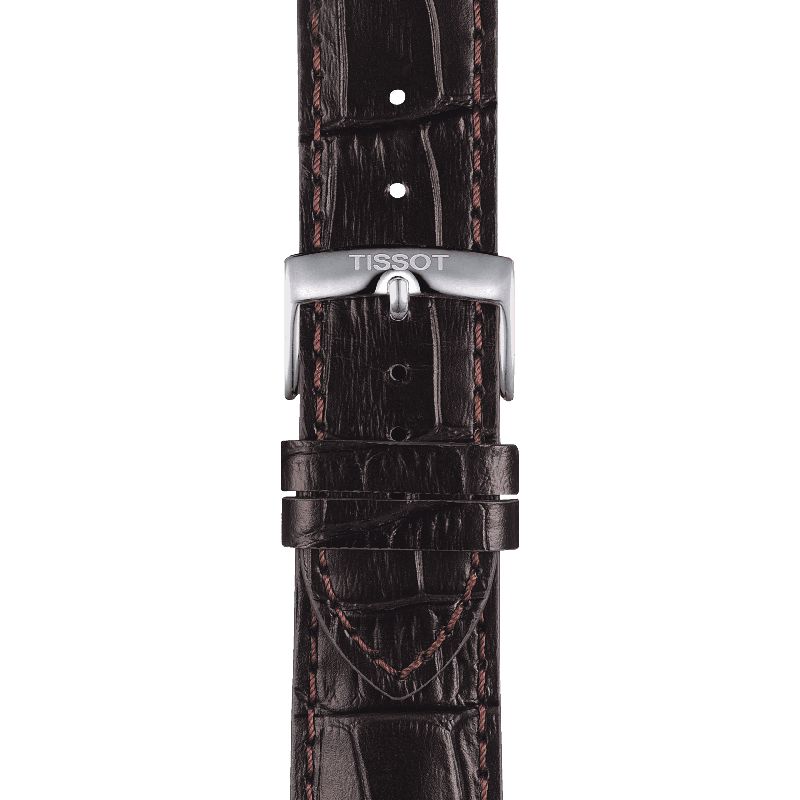 Tissot Official Brown Leather Strap Lugs 22mm