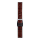 Tissot Official Brown Leather and Rubber Parts Strap Lugs 22mm
