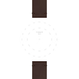 Tissot Official Brown Synthetic Strap Lugs 20mm