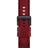 Tissot Official Burgundy Leather Strap Lugs 22mm