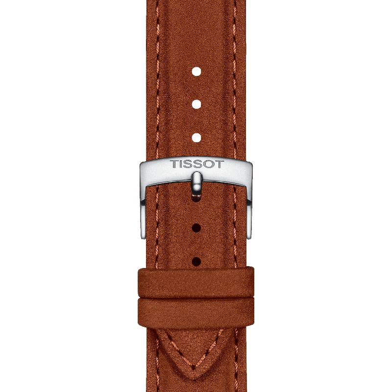 Tissot Official Camel Leather Strap Lugs 21mm