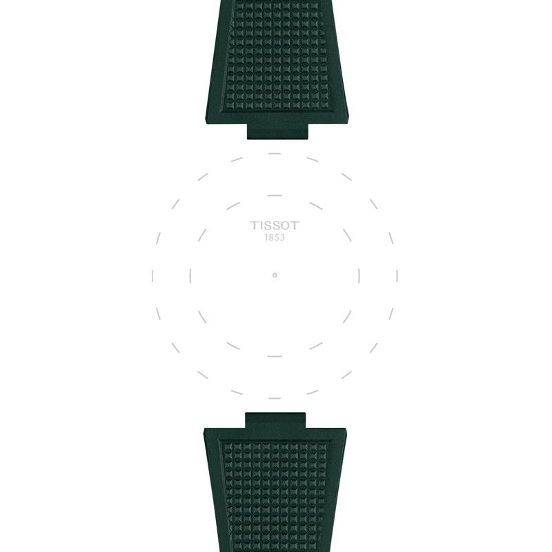 Tissot Official PRX 40mm Dark Green Rubber Strap