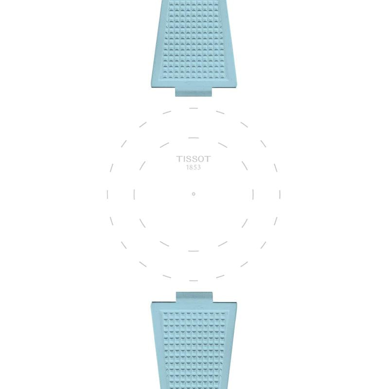 Tissot Official PRX Light Blue Rubber Strap