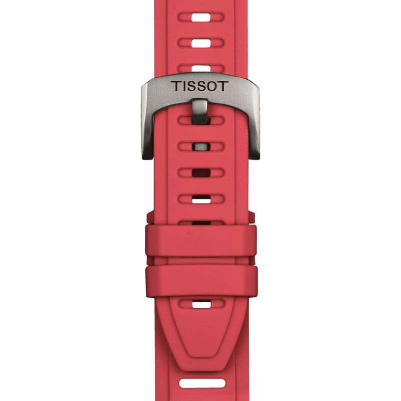 Tissot Official Red Silicone Strap Lugs 21 mm XS