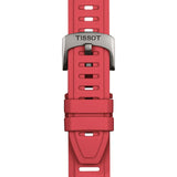 Tissot Official Red Silicone Strap Lugs 21 mm XS