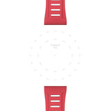 Tissot Official Red Silicone Strap Lugs 21 mm XS