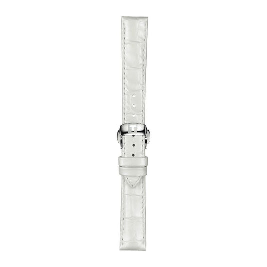 Tissot Official White Leather Strap Lugs 16mm